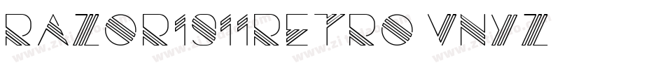 Razor1911Retro-vnYZ字体转换
