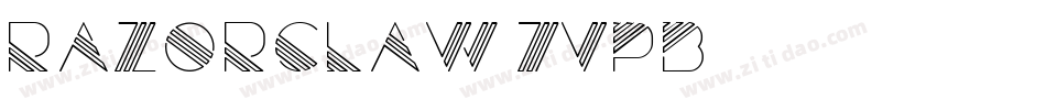 Razorclaw-7vpB字体转换