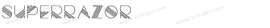 superrazor字体转换