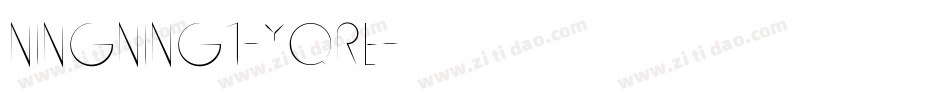 Ningning1-yqRe字体转换