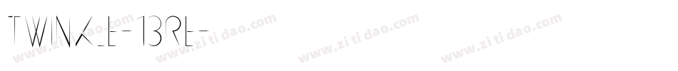 Twinkle-13re字体转换