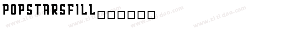 PopstarsFill字体转换