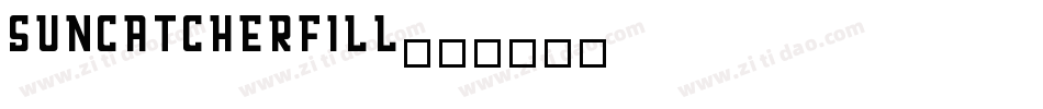 SuncatcherFill字体转换