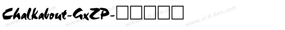 Chalkabout-GxZP字体转换