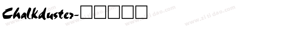 Chalkduster字体转换
