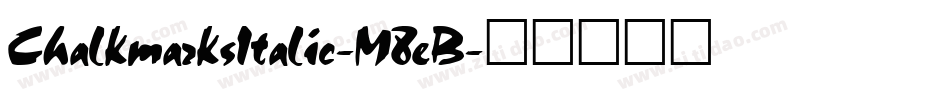 ChalkmarksItalic-M8eB字体转换