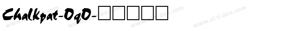 Chalkpat-OqO字体转换