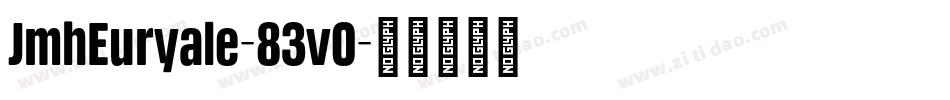 JmhEuryale-83v0字体转换