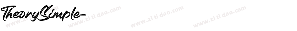 TheorySimple字体转换