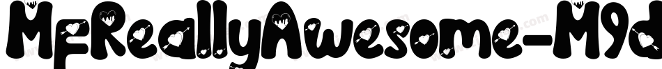 MfReallyAwesome-M9dw字体转换