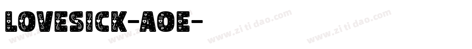 Lovesick-AOE字体转换