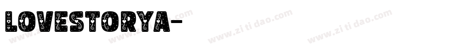 Lovestorya字体转换