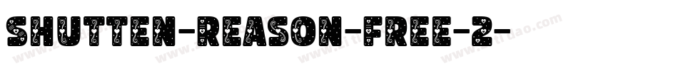 Shutten-Reason-Free-2字体转换
