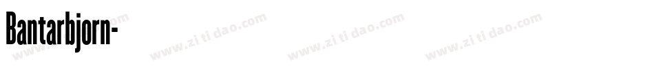 Bantarbjorn字体转换