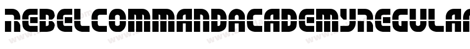 RebelCommandAcademyRegular-ALJwL字体转换