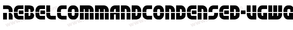 RebelCommandCondensed-VGWqz字体转换