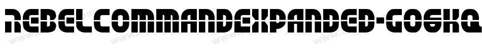 RebelCommandExpanded-GO6Kq字体转换