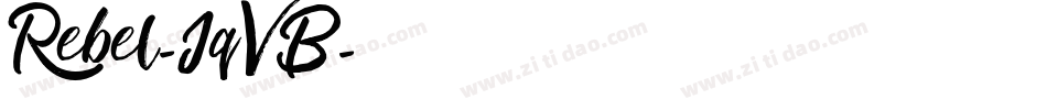 Rebel-JqVB字体转换