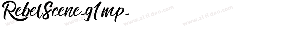 RebelScene-g1mp字体转换