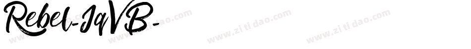 Rebel-JqVB字体转换