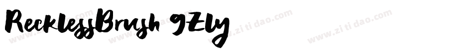 RecklessBrush-9Zly字体转换