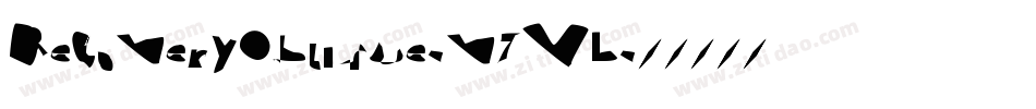 RecoveryOblique-v7VL字体转换
