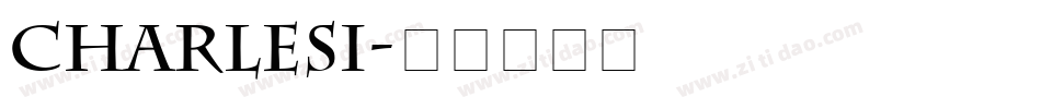 CHARLESI字体转换