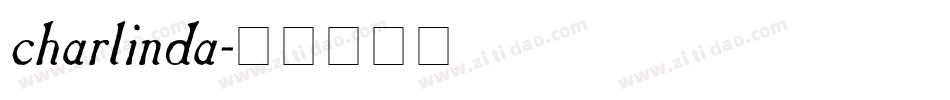 charlinda字体转换