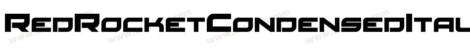 RedRocketCondensedItalic-nPJ0字体转换