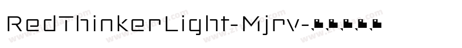 RedThinkerLight-Mjrv字体转换