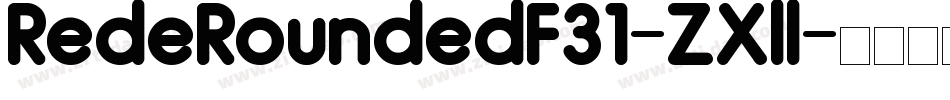 RedeRoundedF31-ZXll字体转换