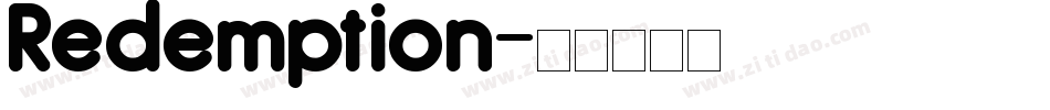 Redemption字体转换