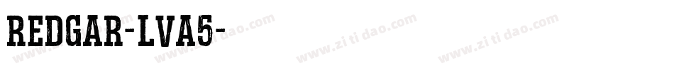 Redgar-LvA5字体转换