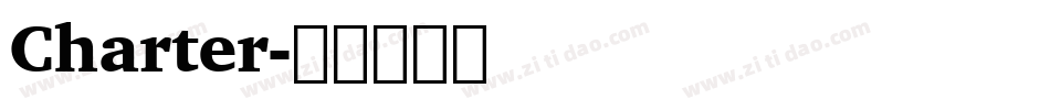 Charter字体转换