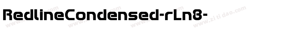 RedlineCondensed-rLn8字体转换