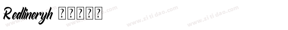 Redlineryh字体转换