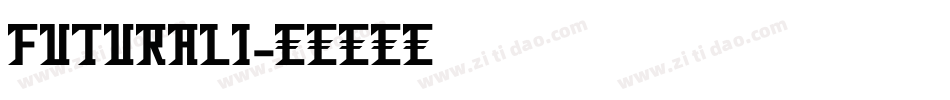 FUTURALI字体转换