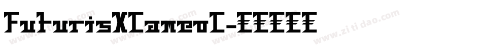 FuturisXCameoC字体转换