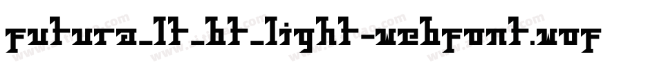 futura_lt_bt_light-webfont.woff字体转换