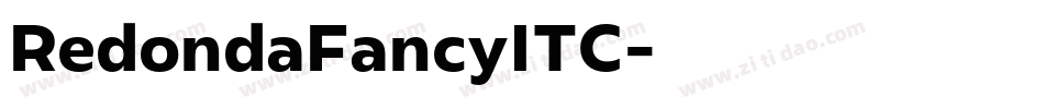 RedondaFancyITC字体转换