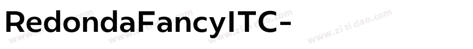 RedondaFancyITC字体转换