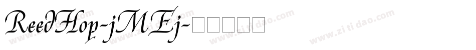 ReedHop-jMEj字体转换