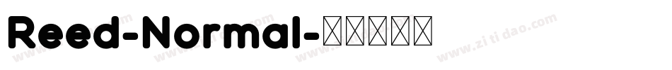 Reed-Normal字体转换