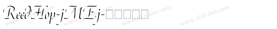 ReedHop-jMEj字体转换