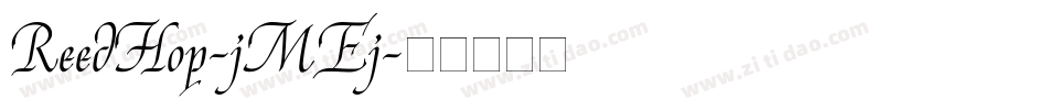 ReedHop-jMEj字体转换