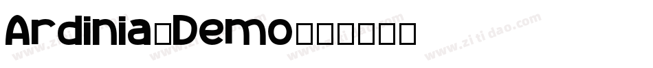 Ardinia_Demo字体转换