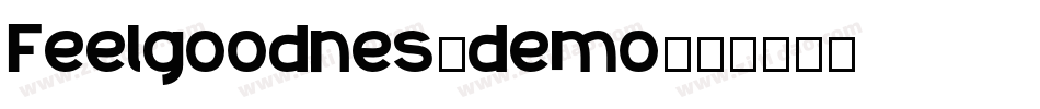 Feelgoodnes_demo字体转换