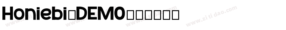 Honiebi_DEMO字体转换