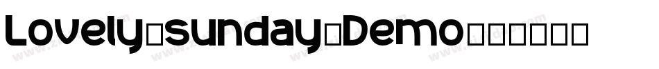 Lovely_sunday_Demo字体转换