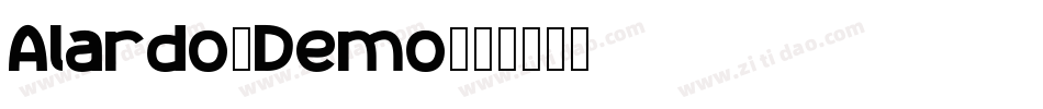Alardo_Demo字体转换